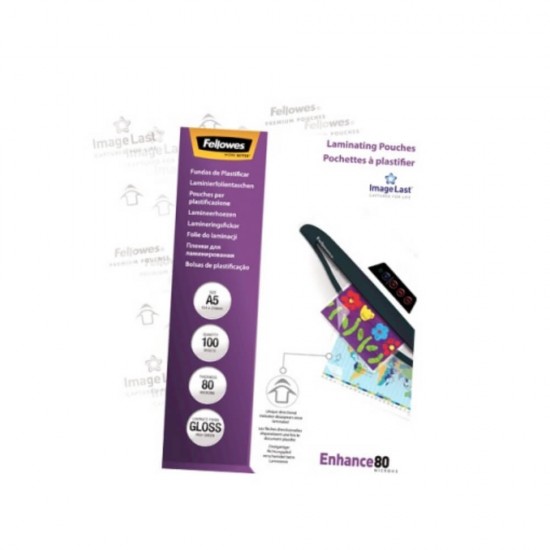 Folie A5 pentru Laminare Fellowes, 80 Microni, 100 Folii/Top, Folie Laminare, Folii pentru Laminare, Set Folii Laminare, Top Folii Laminare, Folie pentru Laminat, Folii pentru Laminat, Folie de Laminare, Folii de Laminare