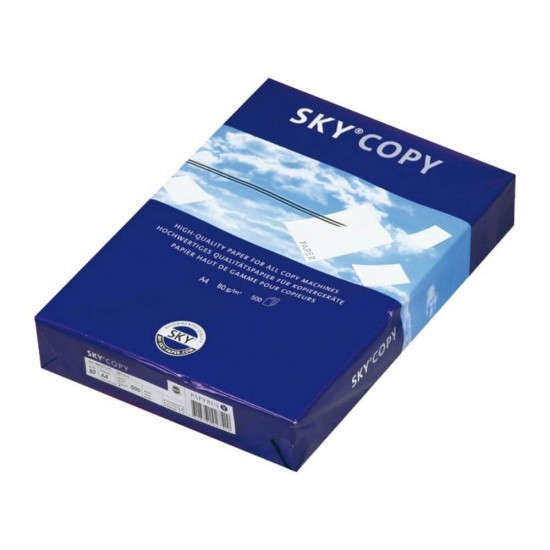 Top Hartie Copiator A4 Sky Copy, 500 Coli/Top, 80 g/m², Hartie Xerox, Hartie Imprimanta, Hartie A4, Top de Coli A4, Top Hartie A4, Hartie Copiator Premium, Top de Hartie, Set Top Hartie, Hartie Alba Copiator, Topuri de Hartie