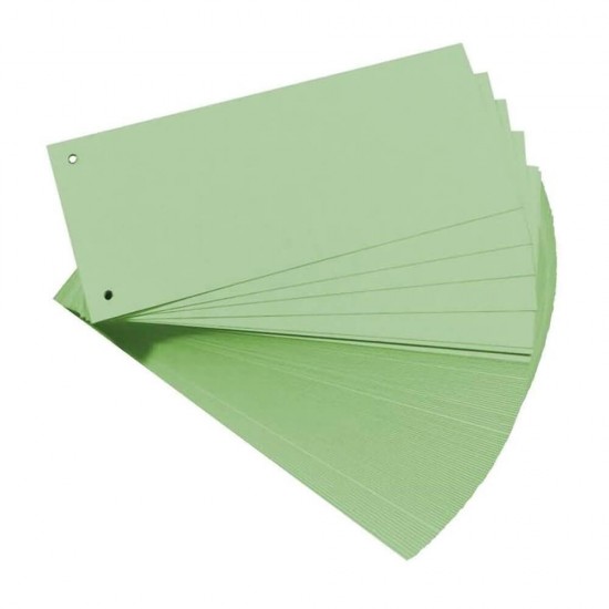 Set 100 Separatoare din Carton Exacompta, 105x204 mm, Verde, Separatoare din Carton, Separatoare Carton, Separatoare Exacompta, Separatoare Bibliorafturi, Separatoare Dosare, Separatoare Caiet Mecanic, Separatoare Exacompra Carton