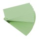 Set 100 Separatoare din Carton Exacompta, 105x204 mm, Verde, Separatoare din Carton, Separatoare Carton, Separatoare Exacompta, Separatoare Bibliorafturi, Separatoare Dosare, Separatoare Caiet Mecanic, Separatoare Exacompra Carton