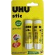 Lipici Solid Stick Hartie UHU, 8.2g, 2 Buc/Set, Fara Solventi, Lipici pentru Uz Scolar, Lipici Scoala, Lipici Solid Mic, Lipici Stick Solid, Lipici pentru Craft, Lipici Solid cu Uscare Rapida, Lipici Solid Rezistent, Tub Lipici Solid