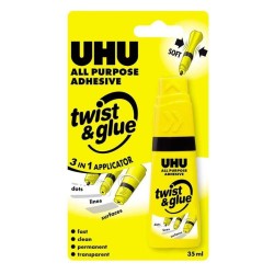 Lipici Universal Uhu Twist & Glue, 35 ml, Lipici Universal, Lipici Uz Casnic, Adeziv Universal, Adeziv Uz Casnic, Adeziv Uhu, Lipici Twist & Glue, Adeziv Twist & Glue