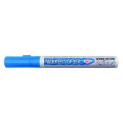 Marker DACO Vopsea Albastra, Varf 1-2 mm, Marker, Marker Albastru, Markere Albastre, Marker cu Vopsea Albastra, Marker Albastru pe Baza de Alcool, Set Markere Albastre, Marker Albastru pentru Scoala, Marker pentru Scoala, Accesorii Scoala