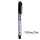 Set 10 Markere CD MILAN, Negre, Marker CD, Marker DVD, Marker Permanent CD, Markere, Marker Negru, Markere Negre, Marker cu Vopsea Neagra, Marker pentru Scoala, Markere Scoala