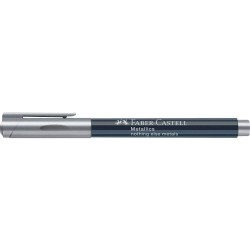 Marker Argintiu Permanent Faber-Castell Metallics Marker, Varf Rotund 1-5 mm, Markere Permanente Faber Castell, Marker Argintiu Desen Sticla si Plastic, Marker Personalizare Obiecte Sticla si Plastic, Markere Desenat Obiecte Metal si Lemn