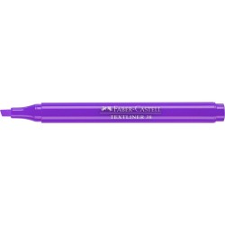 Textmarker Violet Faber-Castell 38, Varf Tesit 2 mm, Evidentiator, Marker Highlighter, Evidentiatoare, Markere, Markere Scoala, Textmarkere, Textmarkere Fluorescente, Marker Scoala, Faber-Castell Textmarkere, Textmarker Varf Tesit, Markere de Subliniat