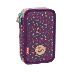 Penar Echipat cu Doua Fermoare Milan 1264CHBR Super Chefs, Poliester, Multicolor, Penar Scoala, Penare Neechipate, Penar Elev, Penare Elevi, Penare Studenti, Penar Studenti, Penar pentru Scoala, Penare pentru Scoala, Penar Milan, Penar Colorat