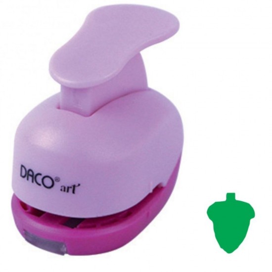 Perforator DACO Hobby, Model Ghinda, Plastic/Metal, Diametru 1 cm, Mov/Roz, Perforatoare Lucru Manual, Perforatoare Activitati Creative, Perforatoare pentru Felicitari si Invitatii, Perforatoare Hartie, Perforator pentru Decoratiuni, Accesorii Craft