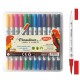 Pix Liner si Pensula DACO PENSULINER, 12 Buc/Set, Varf 0.4 mm, Culori Asortate, Pixuri 2 in 1, Pixuri Scolari, Pixuri Scoala, Pixuri Scolare, Pix pentru Scoala, Pix Plastic, Pixuri Copii, Set Pixuri Colorate, Pix Liner si Pensula, Pixuri Asortate