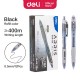 Cutie 12 Pixuri cu Gel DELI Arris, Varf Retractabil, 0.5 mm, Negru, Design Ergonomic, Pix Negru cu Gel, Pixuri Negre, Pixuri cu Gel, Pixuri cu Varf Retractabil, Pix cu Gel si Varf Retractabil, Pixuri Negre Varf Subtire, Pix Negru Design Ergonomic