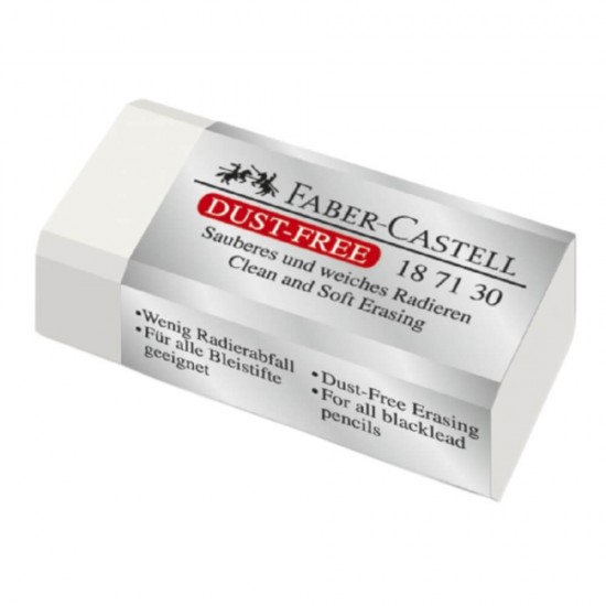 Radiera Faber-Castell Dust Free 30, Alba, Radiera Faber-Castell, Radiere Faber-Castell, Faber-Castell Dust Free Radiera, Faber-Castell Radiera, Radiera Buna, Radiera Birou, Radiere Birou, Radiera Creion, Radiera Desen, Radiera Elastica, Radiera Moale