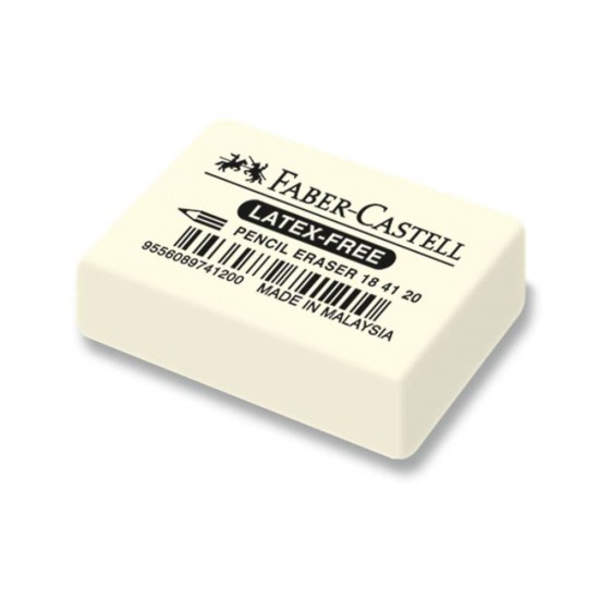 Radiera Faber-Castell 7041 20, Alba, Radiera Creion, Radiera Creioane, Guma de Sters, Gume de Sters, Guma pentru Sters, Gume pentru Sters, Radiera de Sters, Radiere pentru Sters, Radiere Creioane, Radiera Clasica, Radiere Clasice, Radiere Scolare