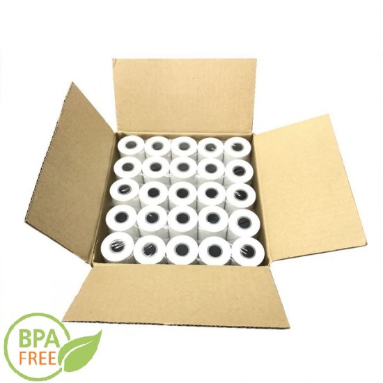 Set 90 Role Termice pentru Casa de Marcat 80mm x 30m - Hartie Termica pentru Aparate Fiscale si Case de Marcat, Role Termice fara Bisfenol A (BPA)