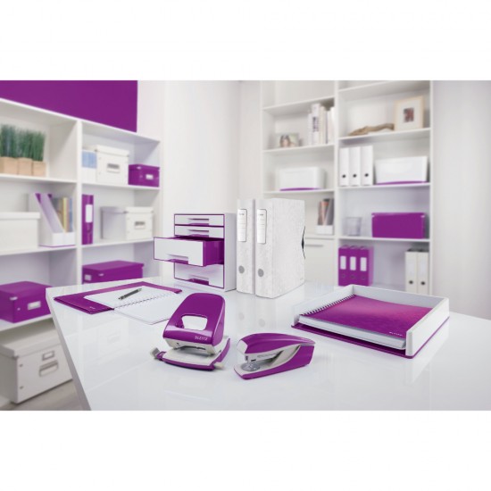 Suport Vertical Documente A4 din Carton Laminat Leitz Click and Store, Mov, Suport pentru Documente Leitz, Suport Hartii Colorat, Suport in Format A4 pentru Documente, Suport Vertical A4 Birou, Suport A4 Vertical Scoala