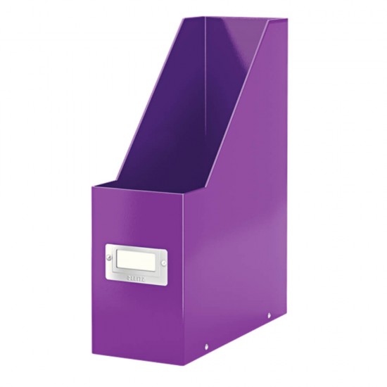 Suport Vertical Documente A4 din Carton Laminat Leitz Click and Store, Mov, Suport pentru Documente Leitz, Suport Hartii Colorat, Suport in Format A4 pentru Documente, Suport Vertical A4 Birou, Suport A4 Vertical Scoala