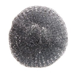 Burete Abraziv din Inox VILEDA, Greutate 60 g, Burete Vase din Inox, Bureti Inox de Curatare, Burete Abraziv pentru Menaj, Bureti pentru Casadin Inox, Burete pentru Spalat Vase Abraziv, Bureti din Inox pentru Spalat Vase