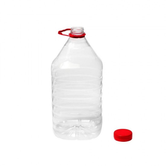 Bidon Pet Sterk, 10 L, Transparent, Capac Rosu, Bidon Plastic, Bidon Sterk, Bidon Mare, Bidon Apa, Bidon de Plastic, Bidon 10 Litri cu Capac, Flacon 10 L, Flacon 10 Litri, Flacon Mare de Apa, Bidoane 10 Litri, Bidoane Plastic Transparent, Bidoane PET