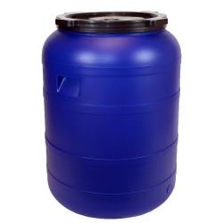 Bidon cu Filet STERK, Capacitate 200 L, Dimensiune 55 x 80 cm, Albastru, Bidon Plastic, Bidon STERK, Bidon Mare, Bidon Apa, Bidon de Plastic, Bidon cu Filet, Bidon din Plastic cu Filet