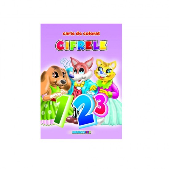 Cifrele, Carte de Colorat B5