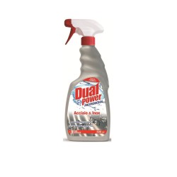 Spray Degresant Profesional pentru Inox DUAL POWER, 500 ml, Degresant Inox, Degresant Aragaz, Solutie Degresanta, Solutie Curatare Aragaz, Solutie Degresanta pentru Inox, Solutii Degresare, Solutie Curatat Cuptor, Solutii Curatat Electrocasnice