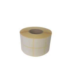 Etichete Neimprimante in Rola, 50X60 mm, 4800 Etc/Rola, Autocolant Semilucios, Etichete pe Rola, Etichete Autocolante, Etichete Doua Randuri, Etichete Semilucioase, Etichete Termice 