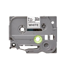 Ribon i-Aicon Brother P-Touch TZE211, Negru pe Banda Alba, 6mm x 8m, Ribon Compatibil Brother TZE211 Black on White Tape, Ribon Negru pe Banda Alba Compatibil Brother TZE 211, Ribon Compatibil Brother P-Touch TZE211