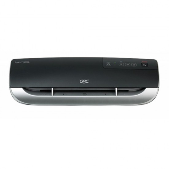 Laminator A4 GBC Fusion 3000L, Folie 80-125 Microni, Timp Incalzire 1.5 min, Viteza Laminare 30 Sec, Culoare Neagra, Masina de Laminat, Laminator pentru Documente A4, Aparat de Laminat GBC Fusion 3000L, Aparat de Laminat A4