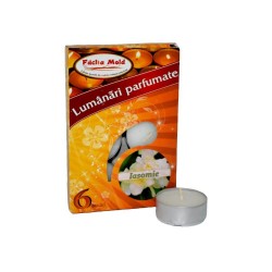 Set 6 Lumanari Parfumate Faclia Mold, Iasomie, Tip Pastila, 4 h Timp de Ardere, Lumanari cu Parfum de Iasomie, Lumanari Iasomie, Lumanari Pastile Parfumate, Lumanari Parfumate Pastile, Lumanari Parfumate Tip Pastile