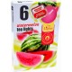 Lumanari Parfumate cu Pepene Rosu, Timp de Ardere 4.5 h, 6 Buc/Set, Lumanare Parfumata cu Pepene, Lumanari Parfumate pentru Camera, Lumanari Parfumate Rotunde
