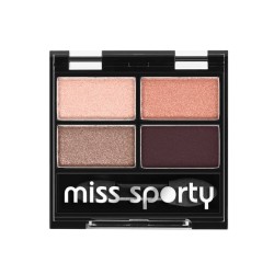 Fard de Pleoape Miss Sporty, Studio Color Quattro, 408 Smoky Rose, 5 g, Fard Miss Sporty, Farduri de Pleoape, Fard pentru Pleoape, Fard de Ochi, Farduri pentru Ochi
