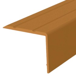 Profil Treapta 3971, 0.9 m, Aluminiu, Bronz, Profil Treapta 90 cm, Profil de Aluminiu pentru Treapta, Profil Culoare Bronz pentru Treapta, Profile de Aluminiu pentru Trepte, Profile Trepte Bronz, Profile pentru Scari, Profil Protectie Treapta