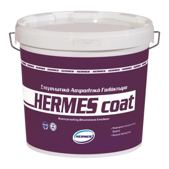 Emulsie Bituminoasa HERMES Coat, 5 kg, Emulsie Bituminoasa de Impermeabilizare cu Agenti de Umplere, Hidroizlotatie Bituminoasa, Hidroizolatie pe Baza de Bitum, Solutie Impermeabilizare Beton, Solutie Etansare Beton