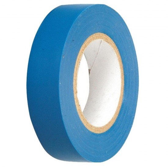 Banda Izolatoare Albastra, 19mm x 10m, Banda Izolatoare Adeziva, Benzi Izolatoare Colorate, Banda Izolatoare Plastic, Banda Izolatoare Imporiva Caldurii, Banda Izolatoare Ieftina, Banda Izolatoare Colorata