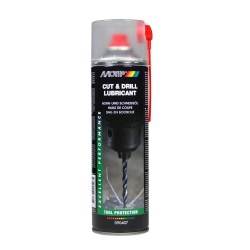 Spray Lubrifiant Metale Motip Cut & Drill, 500 ml, Lubrifiant pentru Perforarea Metalelor, Lubrifiant pentru Unelte si Aparate, Spray Lubrifiant pentru Unelte, Solutie Lubrifianta pentru Unelte