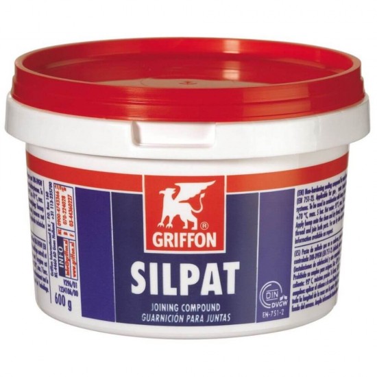 Pasta Etansare Canepa Griffon Silpat, 600 g, Verde, Pasta Etansare Imbinari Metalice Filetate, Pasta Etansare Instalatii Metalice, Pasta Izolare Instalatii Metal, Paste Etansare Filete Metalice, Pasta Etansare Filet Metalic, Pasta pentru Canepa