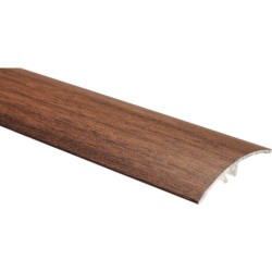 Profil Trecere cu Functie Dubla 3047, 30mm x 0.9m, Aluminiu, Nuc, Profil Trecere Pardoseala, Profil de Trecere Functie Dubla, Profil de Trecere Aluminiu, Profile de Trecere Parchet, Profil Trecere cu Functie Dubla Pardoseli
