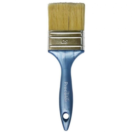 Pensula pentru Vopsit Hobby, 50 mm, din Par Natural 100%, Penson pentru Vopsea, Pensula de Vopsit, Pensula din Par Natural