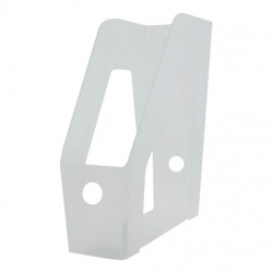 Suport Vertical Documente ECADA, Material Plastic, Transparent, Suport Documente, Suport Documente Transparent, Suport Documente din Plastic, Suport Documente Birou, Organizator Documente, Organizator Reviste, Organizator Dosare