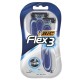 Set 3 Aparate de ras BIC Flex 3 cu 3 Lame, Lame de Barbierit, Lame pentru Ras, Aparat pentru Ras, Aparat pentru Barbierit, BIC pentru Ras, BIC pentru Barbierit