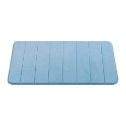 Covoras Baie OPTIM DEKO, 80x50 cm, Spuma Memorie, Albastru, Covorase pentru Baie, Covoras pentru Baie, Covorase de Baie cu Spuma Memorie, Pres pentru Baie, Presuri de Baie cu Spuma Memorie, Covorase de Baie Antialunecare