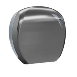 Dispenser Hartie Igienica Mini Jumbo, Titanium, Dispenser pentru Hartie Igienica, Dispensere pentru Hartie Igienica Pliata, Dispensere pentru Hartie Igienica, Dispenser pentru Uz Profesional, Articole Profesionale de Igiena