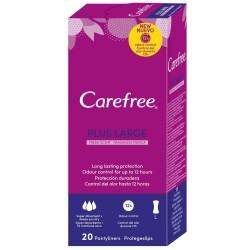 Absorbante Zilnice Carefree Panty Liners Cotton Plus Large, 20 Buc/Set, Absorbante de Zi, Tampoane Zilnice, Absorbante de Zi Carefree Panty Liners Cotton Plus Large, Tampoane Zilnice Carefree, Set Absorbante Zilnice, Pachet Absorbante de Zi