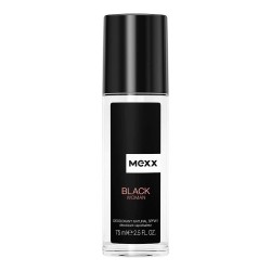Spray Deodorant Natural Mexx Black Woman, 75 ml, Deodorant Femei Mexx Black Woman, Deodorant Spray Mexx Black Woman, Deodorante si Antiperspirante Mexx Black Woman, Produse Ingrijire Corporala Femei