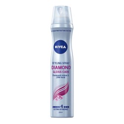Fixativ Nivea Diamond Gloss Care Extra Strong 4, 250 ml, pentru Stralucire si Fixare, Fixativ Ingrijire Par, Produse pentru Par, Fixative Profesionale, Spray Fixativ Profesional, Spray Fixativ Nivea, Spray-uri Fixative, Produse pentru Styling