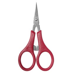 Forfecuta Cuticule cu Manere Rosii 9 cm, Forfecuta pentru Manechiura si Pedichiura, Forfecuta pentru Cuticule, Foarfeca Mica pentru Cuticule, Articole Cosmetice,, Forfecute Taiere Cuticule, Forfecute Manichiura, Forecuta Unghii