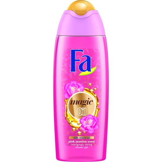 Gel de Dus FA Magic Oil Pink Jasmin, 400 ml, Parfum de Parfum de Iasomie Roz, Formula Vegana, Gel de Dus FA, Gel de Dus cu Parfum, Gel de Dus Magic Oil, Gel de Dus Vegan, Gel de Dus Natural