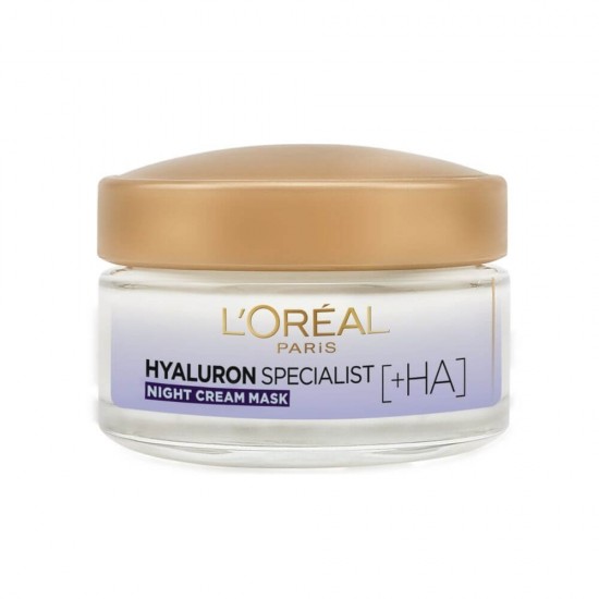 Crema Antirid de Noapte L'Oreal Paris Hyaluron Specialist, 50 ml, Crema L'Oreal Paris Antirid, Crema Fata Antirid, Crema Ten Antirid, Crema Anti Imbatranire, Crema L'Oreal Anti Imbatranire, Crema Fata Anti Imbatranire, Crema Anti-Rid cu Acid Hialuronic
