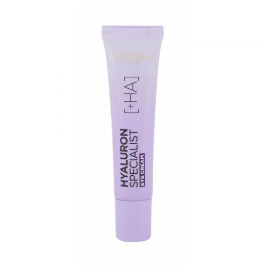 Crema Antirid de Ochi L'Oreal Paris Hyaluron Specialist, 15 ml, Crema L'Oreal Paris Antirid Ochi, Crema Ochi cu Acid Hialuronic, Crema pentru Pielea Ochilor Antirid, Crema Anti Imbatranire pentru Ochi, Crema L'Oreal Anti Imbatranire