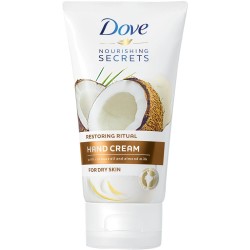 Crema de Maini Dove Nourishing Secrets, 75 ml, cu Ulei de Cocos si Lapte de Migdale, Crema Dove de Maini, Crema pentru Maini, Crema Hidratanta de Maini, Crema Hidratanta pentru Maini, Creme Dove, Creme Maini, Crema Piele Uscata