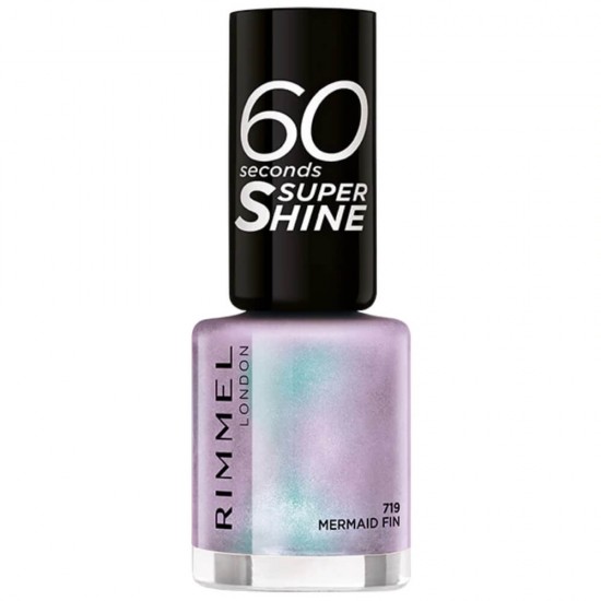 Lac de Unghii Rimmel 60 Seconds Super Shine, 719 Mermaid Fin, 8 ml, Lac pentru Unghii, Lac de Unghii Rimmel, Lac de Unghii Rimmel London, Lac de Unghii 60 Seconds, Lac de Unghii Super Shine, Oja Unghii, Oja pentru Unghii